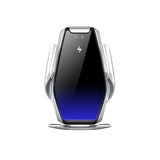 車載自動夾合無線充電手機架